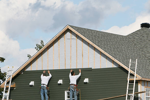 Professional Storm Damage Siding Repair technician working in Onley, VA
